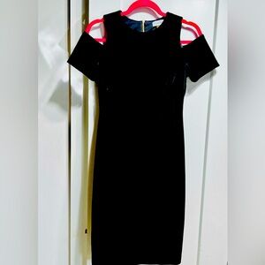 Calvin Klein EUC bodycon velvet sheath dress